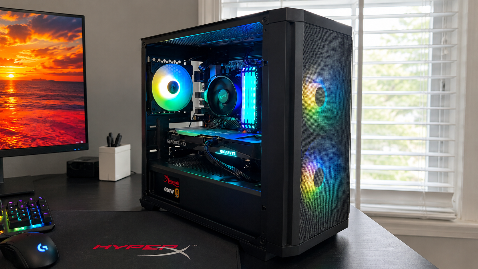 A finished custom build
